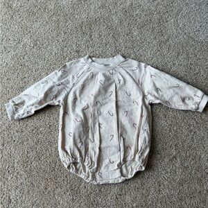 Rylee + Cru Candy Cane Bubble Romper